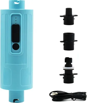 Produktbild von Elektrische Luftpumpe mit Lithium-Batterie, elektrische Außenpumpe, aufblasbares Zelt, Auto, Luftbett, Kajak, Schlauchboot, aufblasbare Pumpe