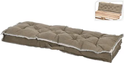 Produktbild von Palettenmöbel Armlehne/Sitz, 120x40x8cm, beige