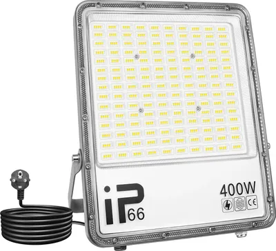 Immagine prodotto di Proiettore LED, impermeabile IP66, illuminazione a risparmio energetico, 1x400W, spina UE, bianco naturale (3500-5500K)