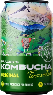 Obrázek produktu pro Kombucha Original sycený nápoj 330ml - Pragers