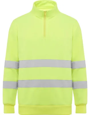 Produktbild von Roly Workwear - "Spica" Sweatshirt Signalkleidung für Herren/Damen Uni LT4829 (3XL) (Fluoreszierendes Gelb)