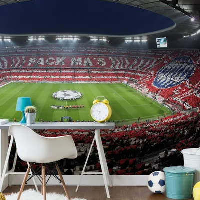 Produktbild von A.S. Création Papier Fototapete Fußball Rot FCB DD118845 Designwalls 2.0