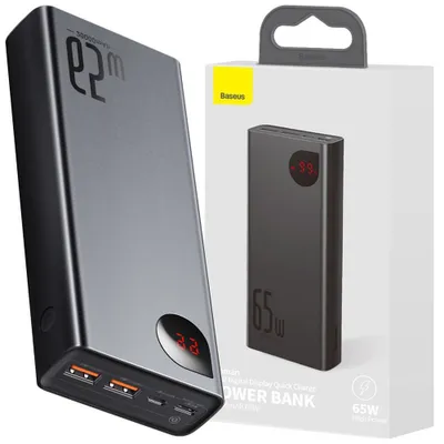Zdjęcie produktu dla Baseus PPIMDA-D01 power bank polimerowy 20000 mAh czarny