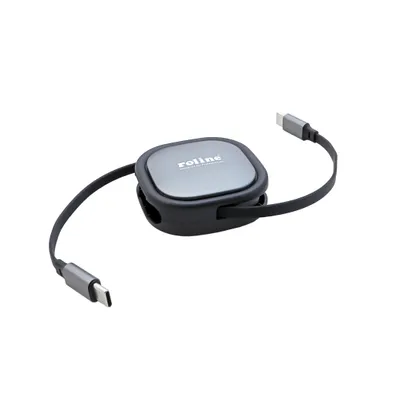 Obrázek produktu pro ROLINE 11.02.8420, 1,2 m, USB C, USB C, USB 2.0, Černá, Šedá