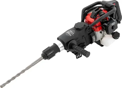 Immagine prodotto di Martello demolitore e scalpellatore a benzina - 2 tempi 33 cm³ - 1000 W - 2300–4000 colpi/min - 450 giri/min - scalpello 35 cm, punta 32 cm - nero