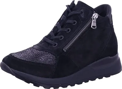 Produktbild von Waldläufer 364H81 301 001 Damen Bootie Hiroko Schwarz, Schwarz, Gr. 81/2