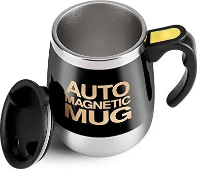 Produktbild von FDIT selbst eindringlicher Kaffeetasse, elektrische selbstmischende Tasse aus Edelstahl, magnetischem Rühren (1#)