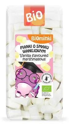 PIANKI O SMAKU WANILIOWYM BEZGLUTENOWE BIO 100 g - BIOMINKI