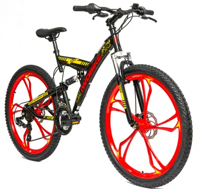 Obrázok produktu pre Horské kolo 26 palcov pre mužov a ženy, MTB s 21-rýchlostnou prevodovkou Shimano, kotúčové brzdy