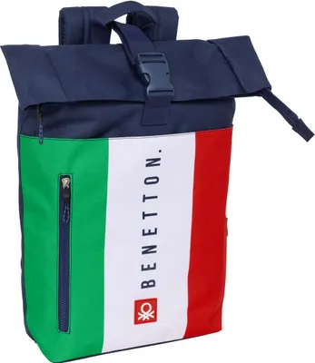 Zdjęcie produktu dla Torba na laptopa Benetton Flag granatowa 28 x 42 x 13 cm