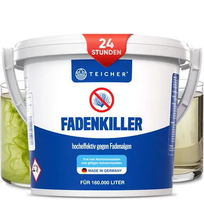Produktbild von Teicher Fadenalgenvernichter – Schnell wirksam gegen Fadenalgen im Teich, 5 kg