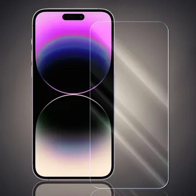 Produktbild von Panzer Folie für Apple iPhone 14 Echt Glas Displayschutzfolie Transparent Glasfolie 9H Härtegrad Schutzglasfolie