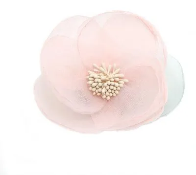 Produktbild von Elegante Haarspeld für Frauen und Mädchen aus Seidenstoff in Rosa