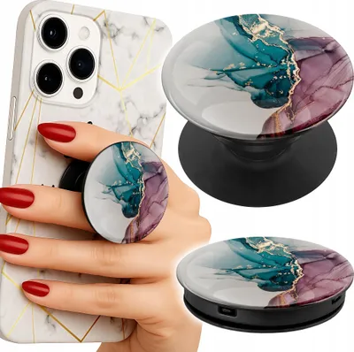 Obrázek produktu pro Držák / stojan na telefon Popsocket - Elegantní módní mramor