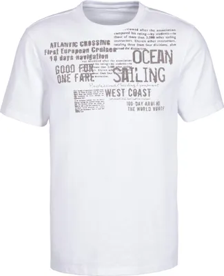 Produktbild von JOHN DEVIN T-Shirt mit Print weiß Größe XL