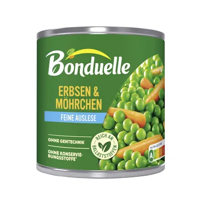 Image de Bonduelle Petits pois et carottes sélection fine 400g