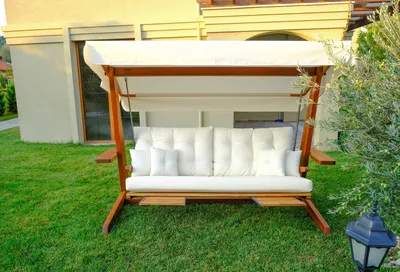Produktbild von Skye Decor, Luna- Luna Deluxe 2600 SWG, Natürlich, Schaukelstühle, 200x200x70 cm, Rahmen: 100% Iroko -Baum