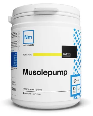 Image de PreWorkout - Nutrimuscle - Muscle pump (300g) - Saveur Yuzu