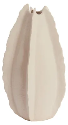 Image de Vase KELAPA en céramique couleur crème – 37x36x66,5 cm