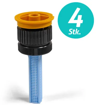 Produktbild von 4 Stk. Rain Bird Düse 4-VAN Strahlanstieg 0°, gelb