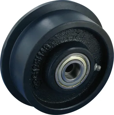 Produktbild von Rad mit Spurkranz Rad 100mm Guss Kugellager Tragfähigkeit:800KG