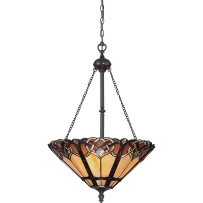 Produktbild von Elstead Cambridge Hängeleuchte E27 3-fach Vintage-Bronze