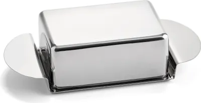 Produktbild von Karl Weis Butterdose mit Schnittrand, Edelstahl, 22,5 x 10,5 x 6 cm
