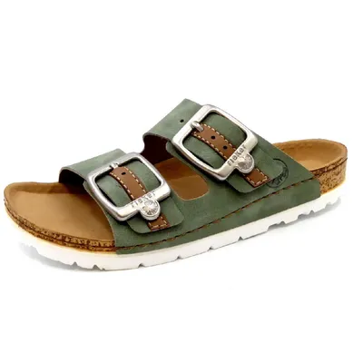 Obrázok produktu pre Rieker dámske dreváky s mäkkou stielkou a prackou 69850, veľkosť:37 EU, farba:Green