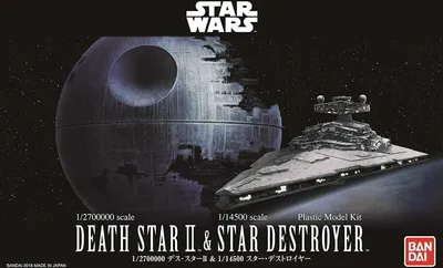 Zdjęcie produktu dla Revell Death Star II + Imperial Star Destroyer, Zestaw montażowy, 1:2700000, Death Star II + Imperial Star Destroyer, Męski, Plastik, Star Wars