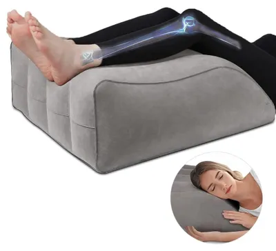 Produktbild von Omgoods – Beinkissen für besseren Schlaf. Ergonomisches Design – Aufblasbares Kissen – Beinstützkissen – Bequemes Beinkissen – Atmungsaktiv und waschbar – Verbesserte Schlafqualität – Beinstützkissen