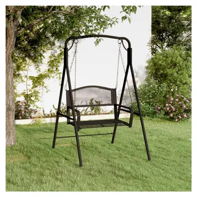 Produktbild von Gartenschaukel aus Metall, Eisen, Hängebank, Outdoor, 1-Sitzer