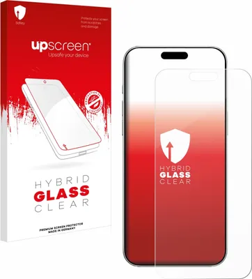 Produktbild von upscreen Schutzglas für Apple iPhone 16 Pro Schutzfolie Panzer Folie Glas Display Schutz klar