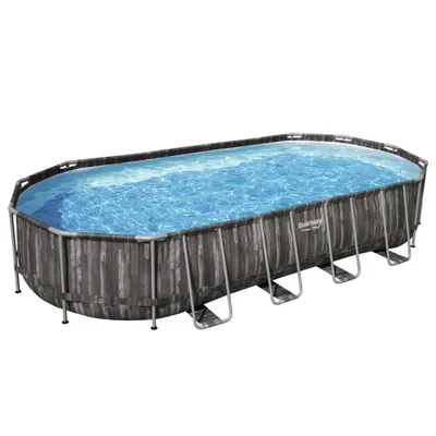 Produktbild von Bestway Swimmingpool Set Oval 7,32x3,66x1,22 m