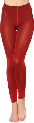 Produktbild von Merry Style Damen Lange Leggings 60 DEN MSFI029 (Rot, S)