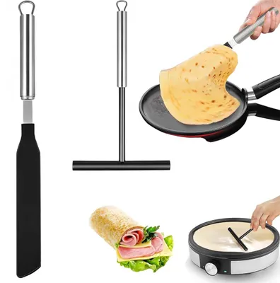 Produktbild von Set aus 2 Crêpe-Verteilern und -Pfannenwendern für die Küche