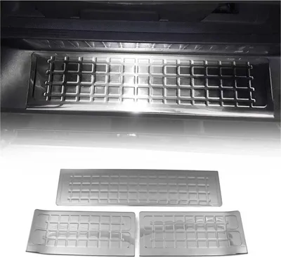 Image de Seuils de porte pour Opel Zafira 2019-2025 acier inoxydable argent 3pcs