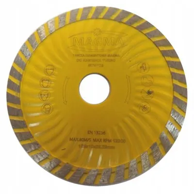 Produktbild von Magma Diamanttrennscheibe Turbo 125mm für Stein Beton