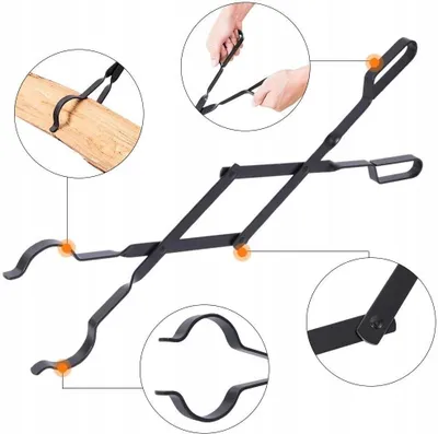 Produktbild von Holzgreifer mit 66 cm Länge für Feuerstelle und Grill