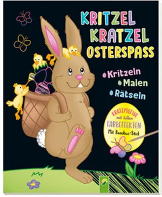 Produktbild von Kritzel-Kratzel-Osterspaß. Kratzbuch für Kinder ab 5 Jahren