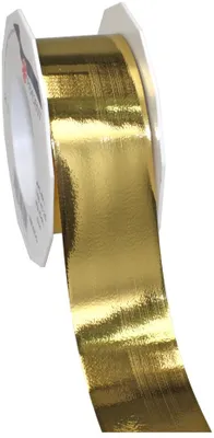 Produktbild von Met.-Ringelb.-40mm: 25m gold