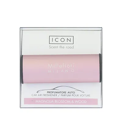Zdjęcie produktu dla Millefiori Icon Classic Magnolia Blossom & Wood zapach samochodowy różowy