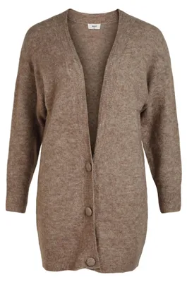 Productafbeelding van OBJELLIE L/S gebreide cardigan, model NOOS
