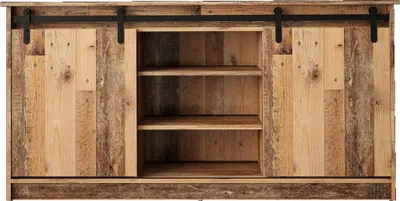 Produktbild von Furniture24 Kommode Granero mit 2 Schiebetüren Wohnzimmerschrank Old Wood