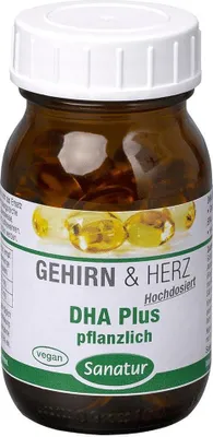 Produktbild von Sanatur DHA Plus pflanzlich 80 Kapseln (46 g)