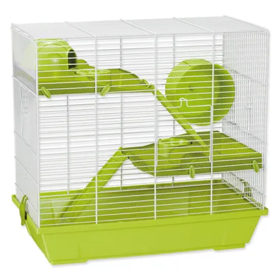 Immagine prodotto di Gabbia PICCOLI ANIMALI Jakub verde con attrezzatura 1 pz