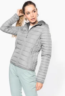 Produktbild von Kariban Leichte Damen-Steppjacke mit Kapuze