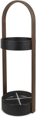Produktbild von Umbra Bellwood Schirmständer Schwarz/Walnuss