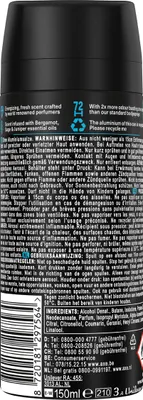 Produktbild von Axe Premium Bodyspray Aqua Bergamot Deo ohne Aluminiumsalze 150ml