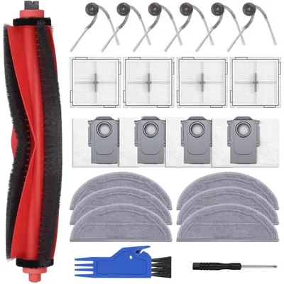 Produktbild von INF Ersatzteilset Roborock Q10 S5 S5 Plus Hauptbürste HEPA Filter Mop