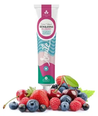 Image de Ben&Anna dentifrice naturel au fluorure Wildberry, 75ml